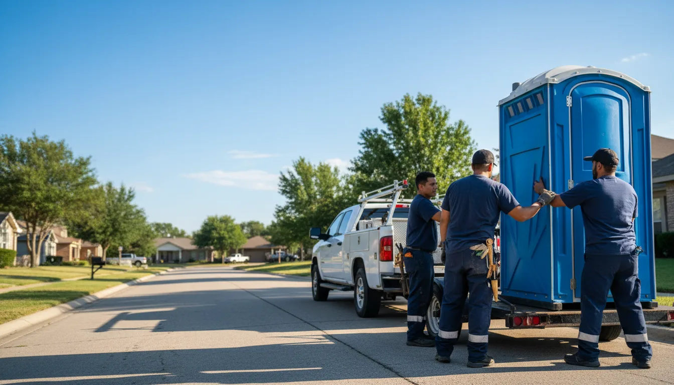 Portable Toilet Rental in Ellinger, TX near me